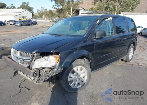 2016 Dodge Grand Caravan Se из США, поврежденный, VIN 2C4RDGBG5GR262417